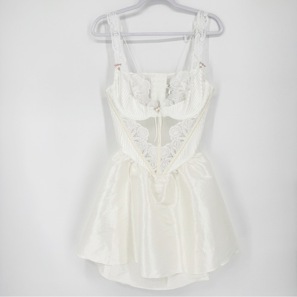 For Love and Lemons Isabella Slip Dress Size XL - Picture 6 of 11